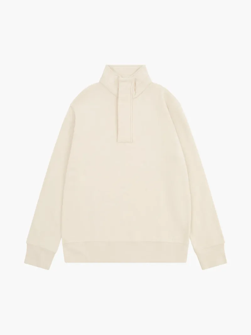FRENCH CONNECTION Jumpers & Cardigans<Funnel Neck Sweatshirt Stone