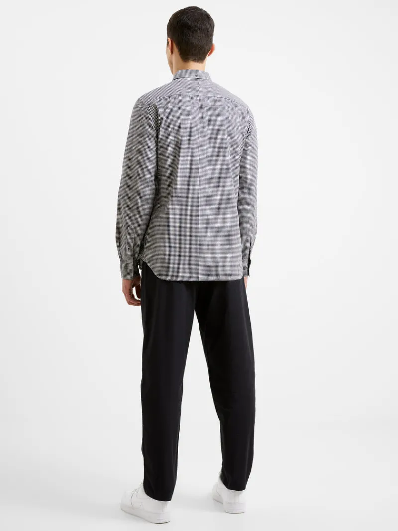FRENCH CONNECTION Sale | Men's Shirts<Gingham Long Sleeve Shirt DarkNavy
