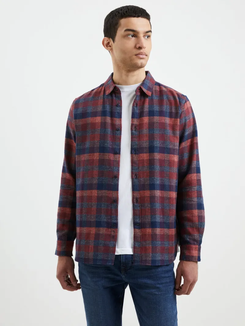 FRENCH CONNECTION Sale | Men's Shirts<Grindle Check Long Sleeve Shirt RedMulti