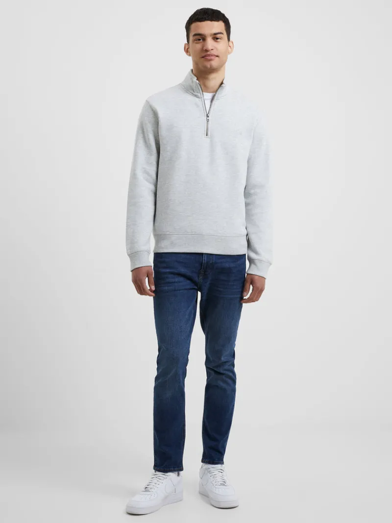 FRENCH CONNECTION Jumpers & Cardigans<Half Zip Sweater LightGreyMel