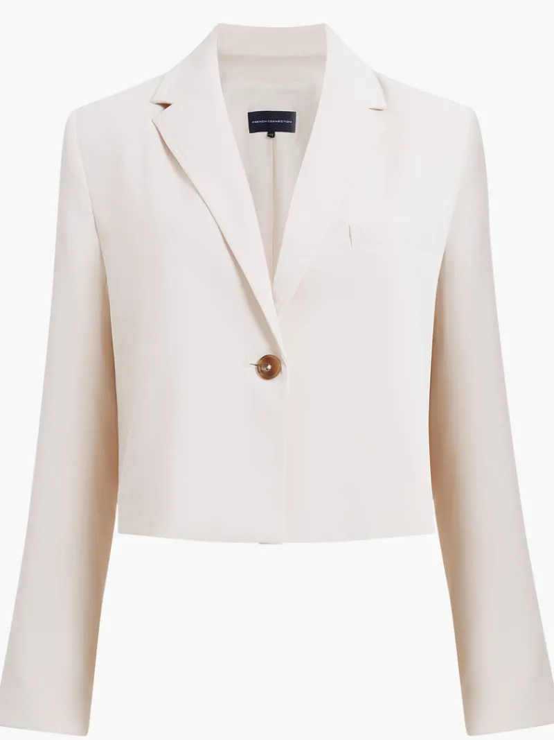FRENCH CONNECTION Women's Suits<Harry Suiting Cropped Blazer ClassicCream