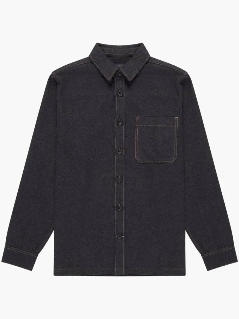 FRENCH CONNECTION Coats & Jackets<Heavy Melange Overshirt CharcoalMel