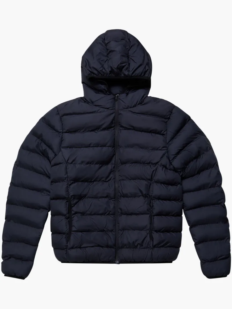 FRENCH CONNECTION Coats & Jackets<Hooded Row Padded Jacket Black