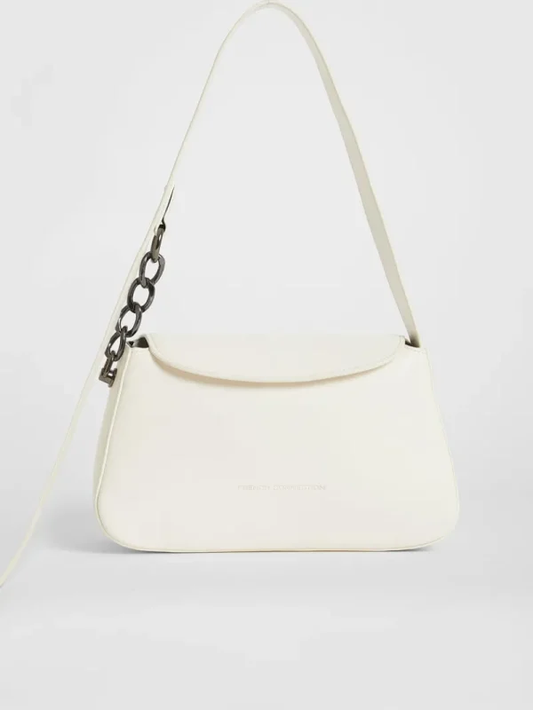 FRENCH CONNECTION Women's Bags<Jeenaa X Chain Baguette Bag White