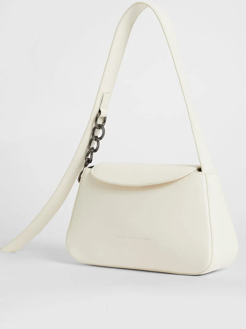 FRENCH CONNECTION Women's Bags<Jeenaa X Chain Baguette Bag White
