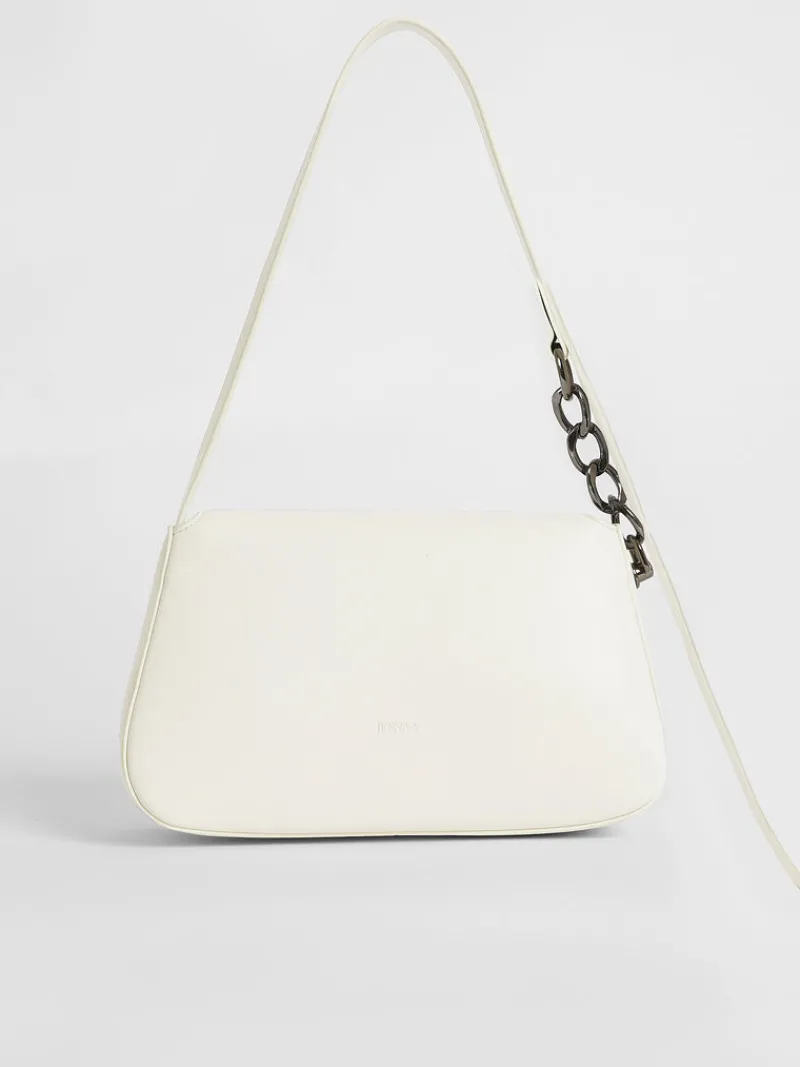 FRENCH CONNECTION Women's Bags<Jeenaa X Chain Baguette Bag White