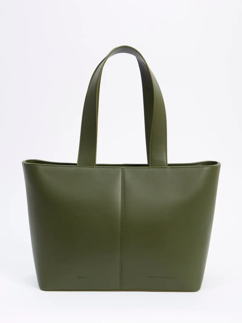 FRENCH CONNECTION Women's Bags<Jeenaa X Smooth Large Tote Bag OliveNight