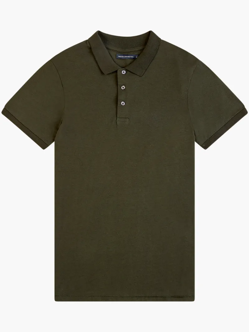 FRENCH CONNECTION T-Shirts & Polo Shirts<Jersey Polo Shirt DarkGreen