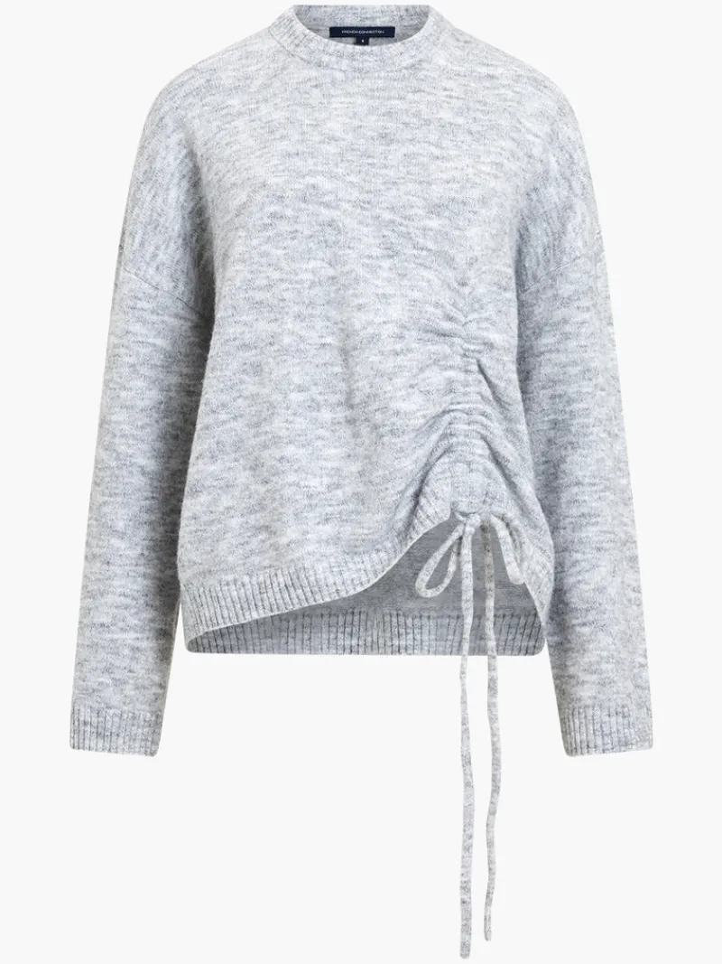 FRENCH CONNECTION Jumpers & Cardigans<Kezia Gathered Jumper LightGreyMel
