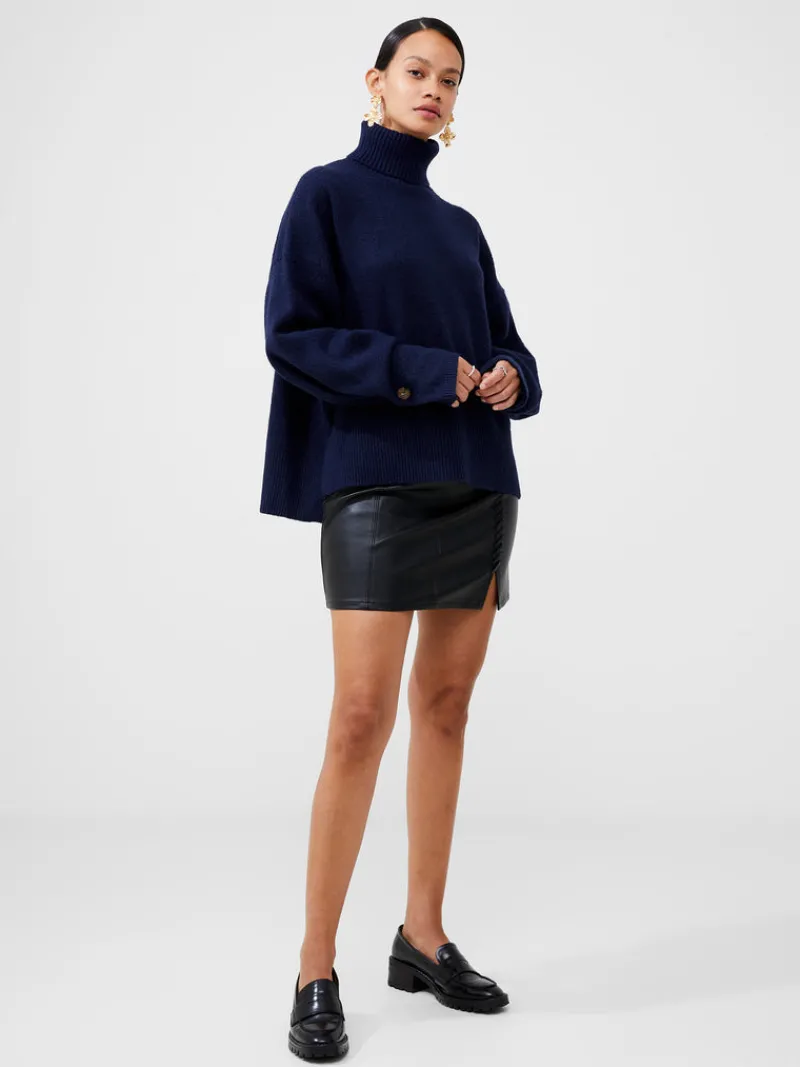 FRENCH CONNECTION Jumpers & Cardigans<Kezia Recycled Roll Neck Jumper Marine