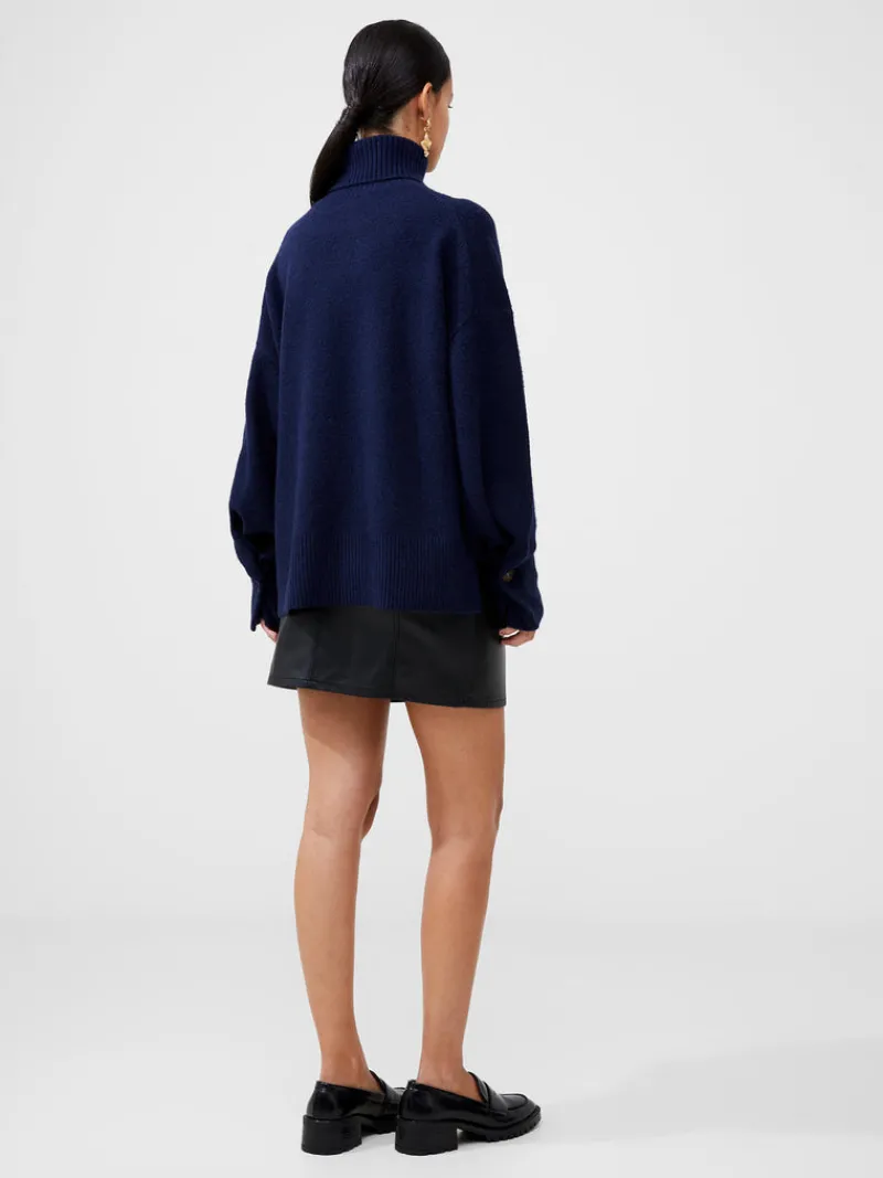 FRENCH CONNECTION Jumpers & Cardigans<Kezia Recycled Roll Neck Jumper Marine
