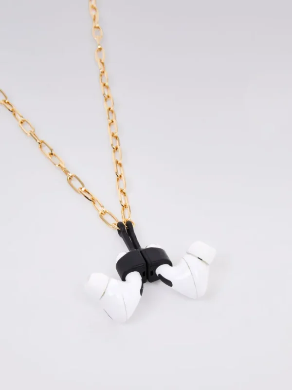 FRENCH CONNECTION Jewellery<Large Link Airpod Holder Chain Gold/Black