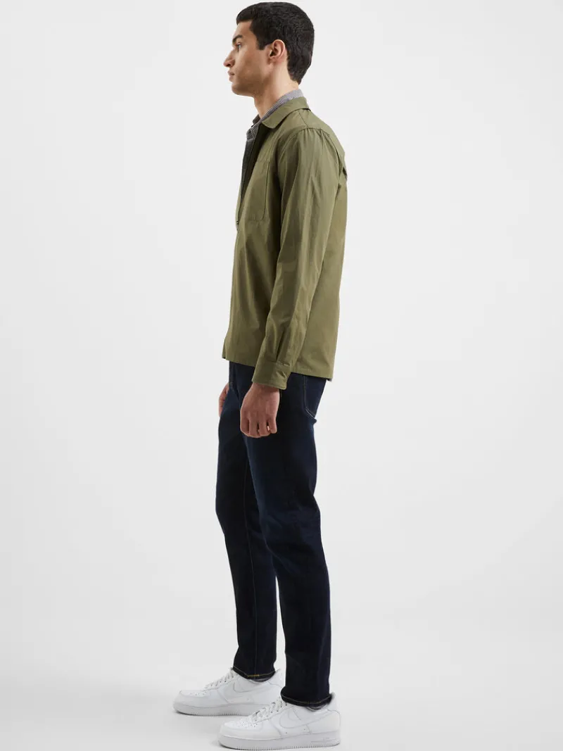FRENCH CONNECTION Sale | Men's Shirts | Coats & Jackets<Lightweight Zip Through Overshirt IvyGreen