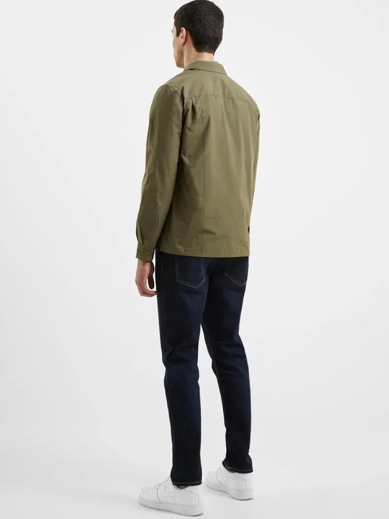 FRENCH CONNECTION Sale | Men's Shirts | Coats & Jackets<Lightweight Zip Through Overshirt IvyGreen