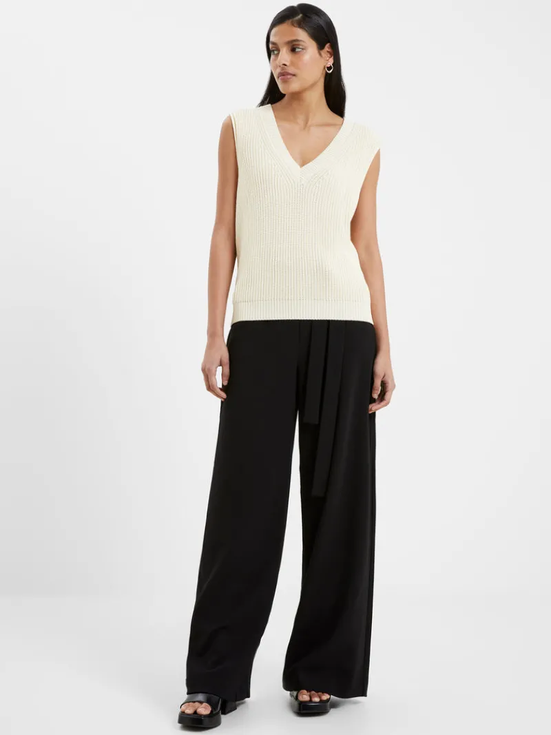 FRENCH CONNECTION Jumpers & Cardigans<Lily Mozart Knit Vest ClassicCream