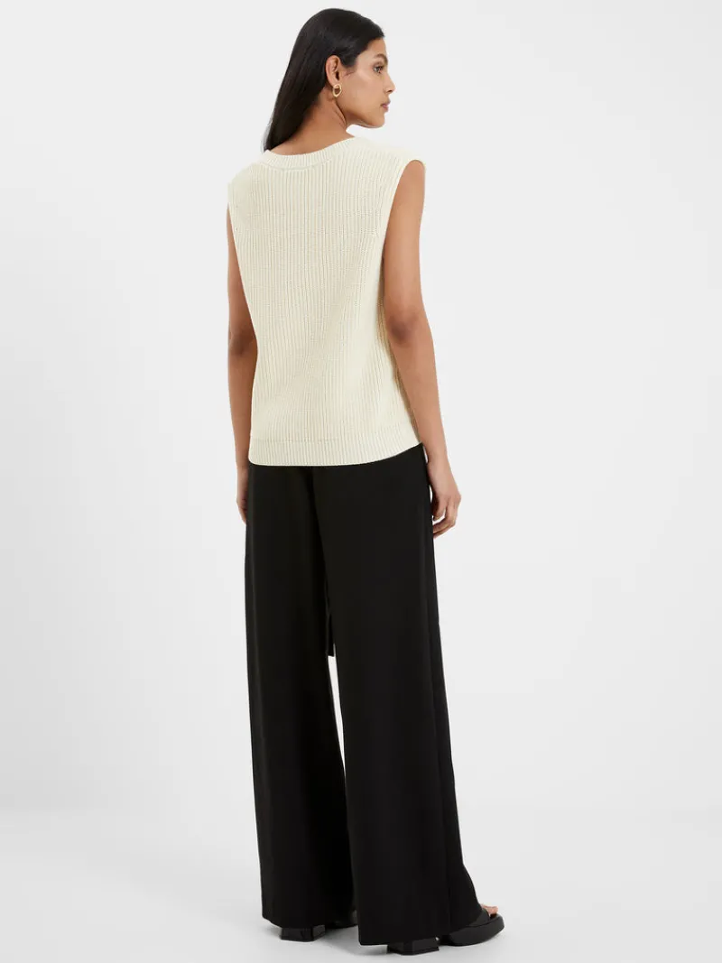 FRENCH CONNECTION Jumpers & Cardigans<Lily Mozart Knit Vest ClassicCream