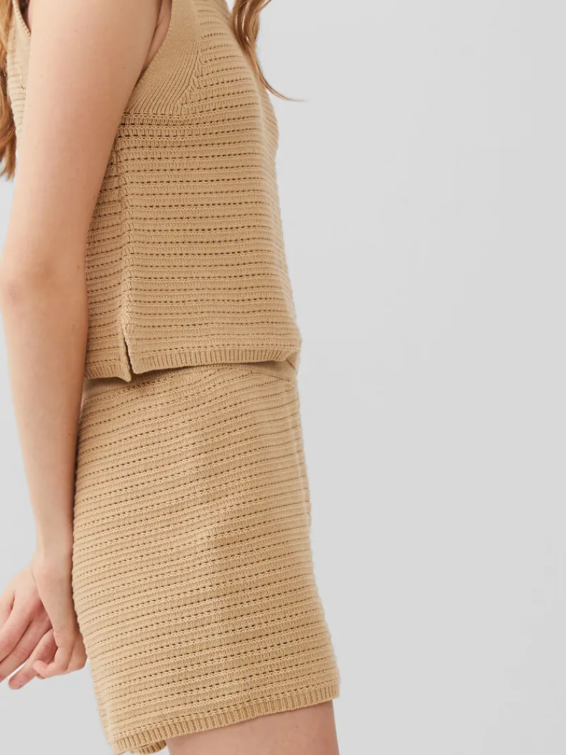 FRENCH CONNECTION Co-ords | Skirts & Shorts<Lumi Mozart Crochet Shorts Biscotti