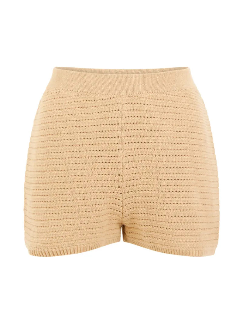 FRENCH CONNECTION Co-ords | Skirts & Shorts<Lumi Mozart Crochet Shorts Biscotti