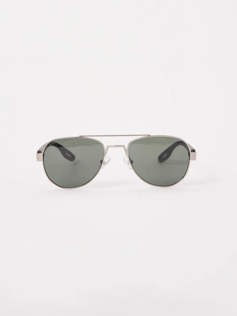FRENCH CONNECTION Sunglasses<Metal D-Frame Sunglasses Silver