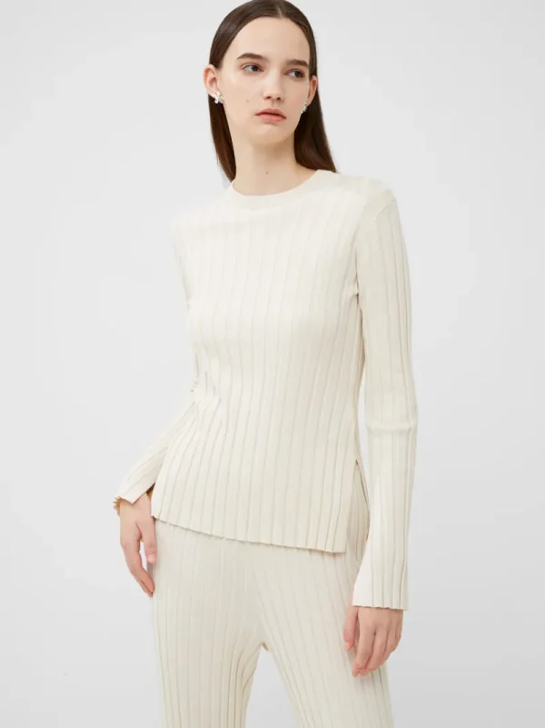 FRENCH CONNECTION Co-ords | Jumpers & Cardigans<Minar Eco Pleated Sweater ClassicCream