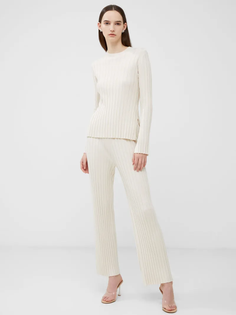 FRENCH CONNECTION Co-ords | Women's Trousers<Minar Eco Pleated Trousers ClassicCream
