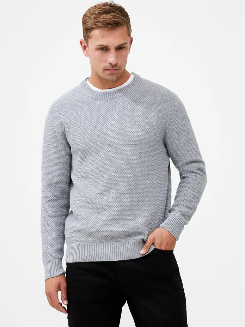 FRENCH CONNECTION Jumpers & Cardigans<Moss Stitch Jumper SleetGrey