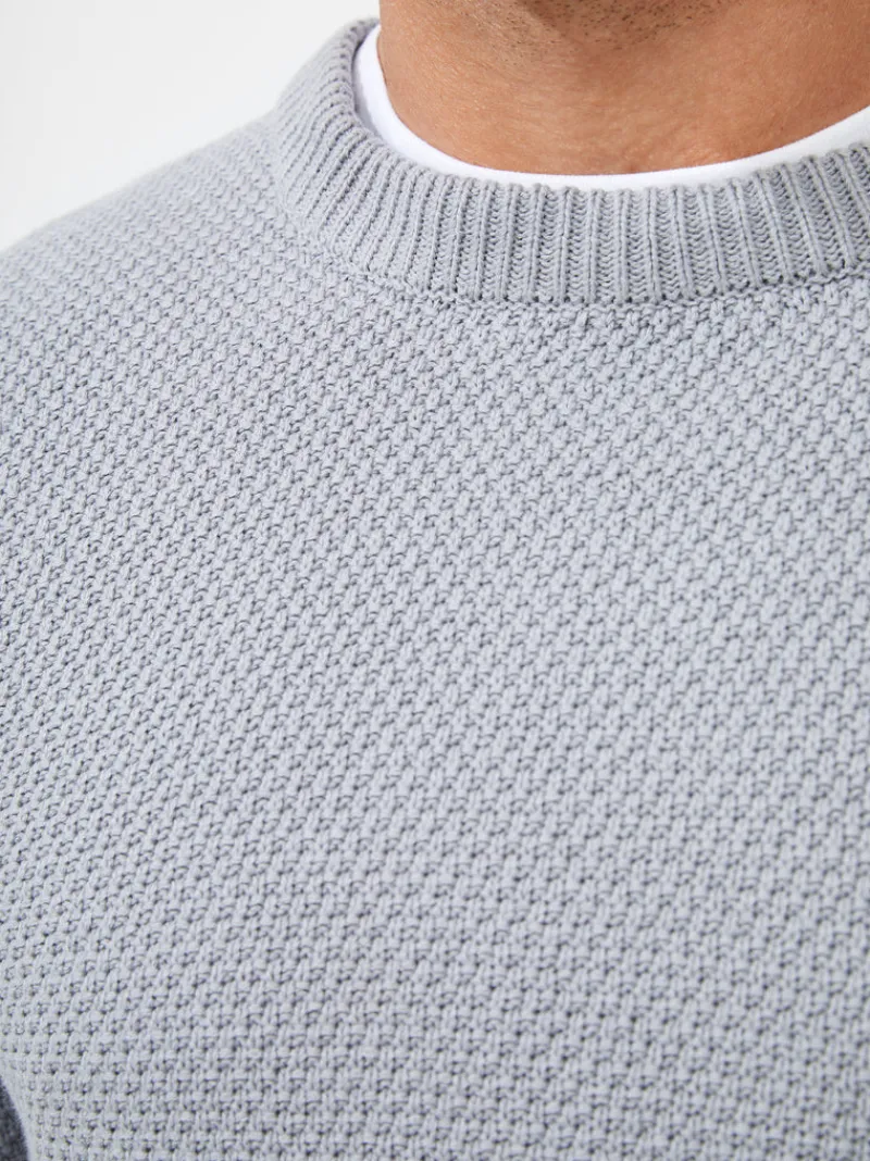 FRENCH CONNECTION Jumpers & Cardigans<Moss Stitch Jumper SleetGrey