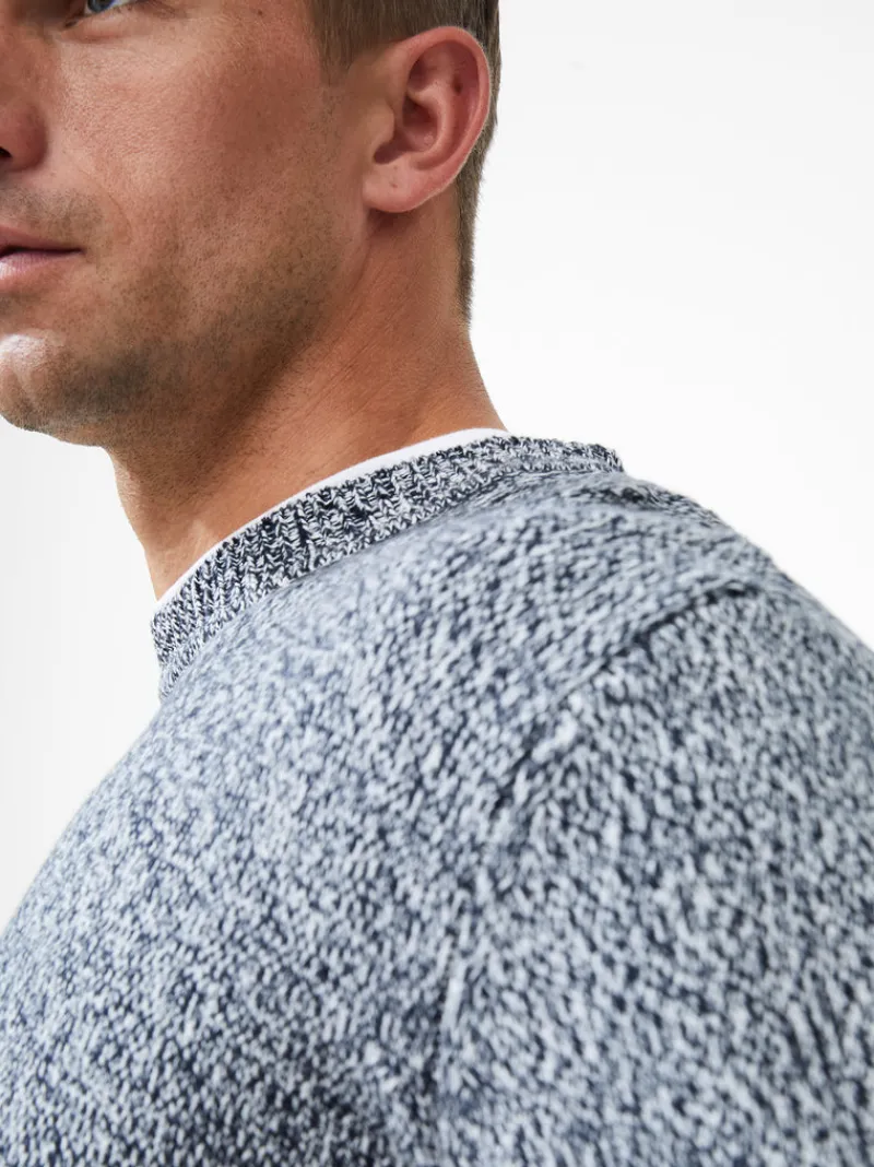FRENCH CONNECTION Sale | Jumpers & Cardigans<Mouline Jumper Marine/White