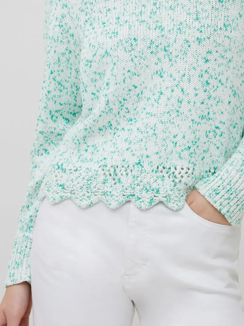 FRENCH CONNECTION Jumpers & Cardigans<Nevanna Recycled Scallop Hem Sweater JellyBean