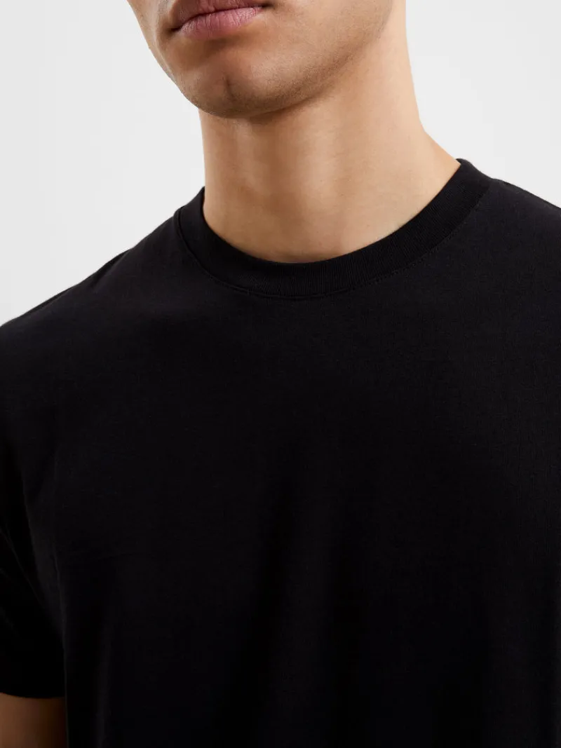 FRENCH CONNECTION T-Shirts & Polo Shirts<Organic Cotton Classic T-Shirt BlackOnyx