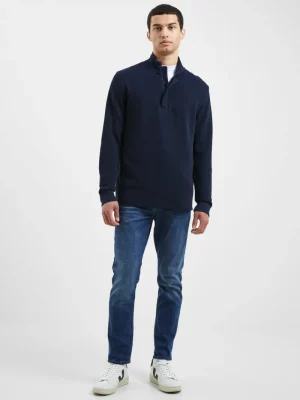 FRENCH CONNECTION T-Shirts & Polo Shirts<Ottoman Funnel Neck Polo Shirt Marine
