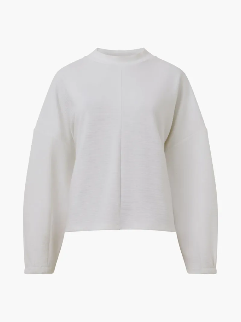 FRENCH CONNECTION Tops<Ottoman Long Sleeve Jersey Top WinterWhite