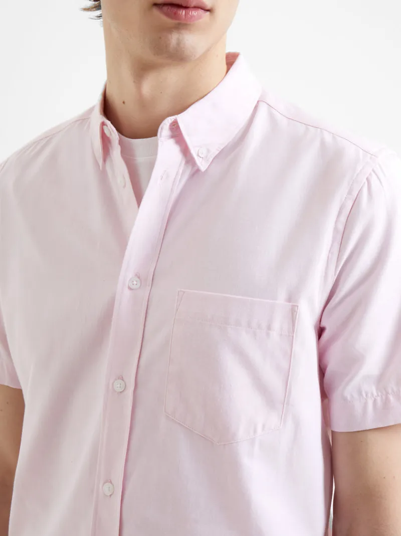 FRENCH CONNECTION Men's Shirts<Oxford Short Sleeve Shirt SoftPink