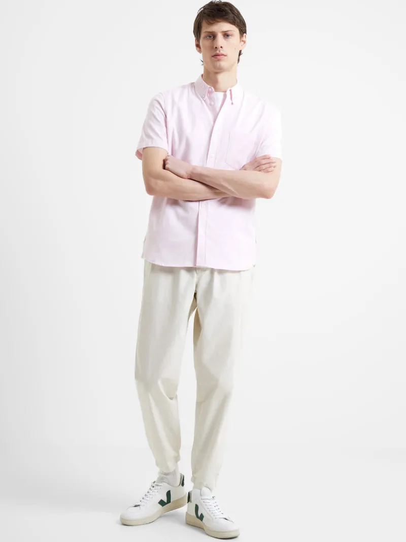FRENCH CONNECTION Men's Shirts<Oxford Short Sleeve Shirt SoftPink