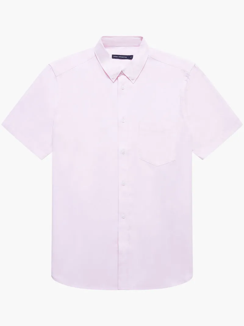 FRENCH CONNECTION Men's Shirts<Oxford Short Sleeve Shirt SoftPink