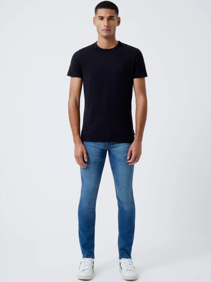 FRENCH CONNECTION T-Shirts & Polo Shirts<2 Pack Crew Neck T-Shirts Black/White