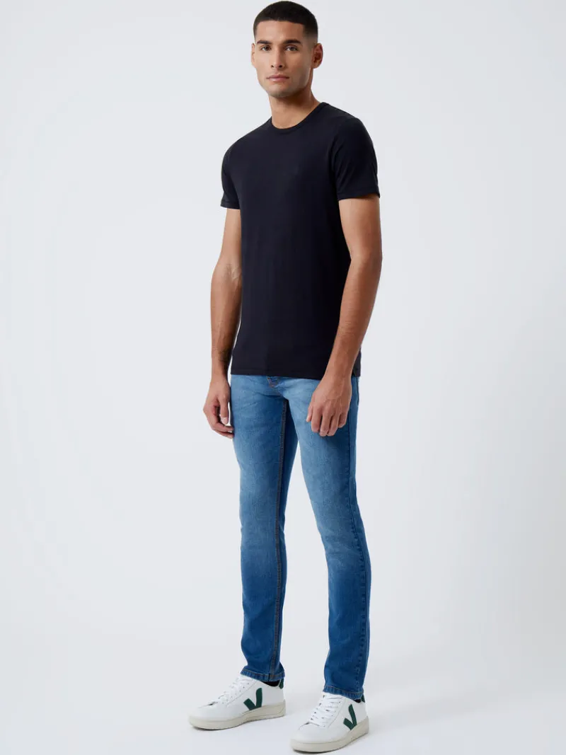 FRENCH CONNECTION T-Shirts & Polo Shirts<2 Pack Crew Neck T-Shirts Black/White