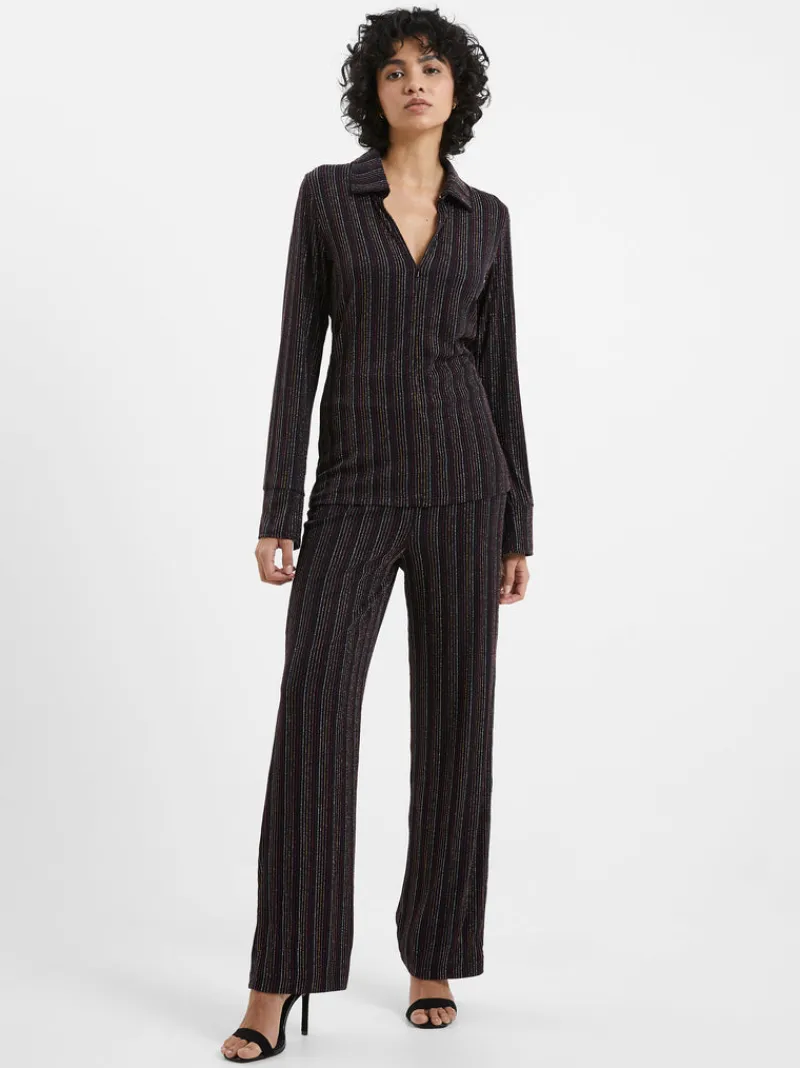 FRENCH CONNECTION Sale | Co-ords<Paula Lurex Stripe Trousers BlackoutMulti