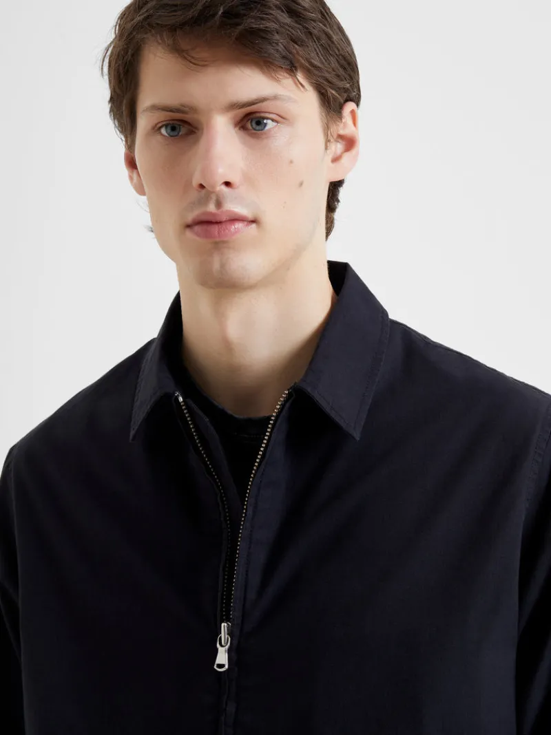 FRENCH CONNECTION Coats & Jackets<Peached Cotton Coach Jacket BlackOnyx