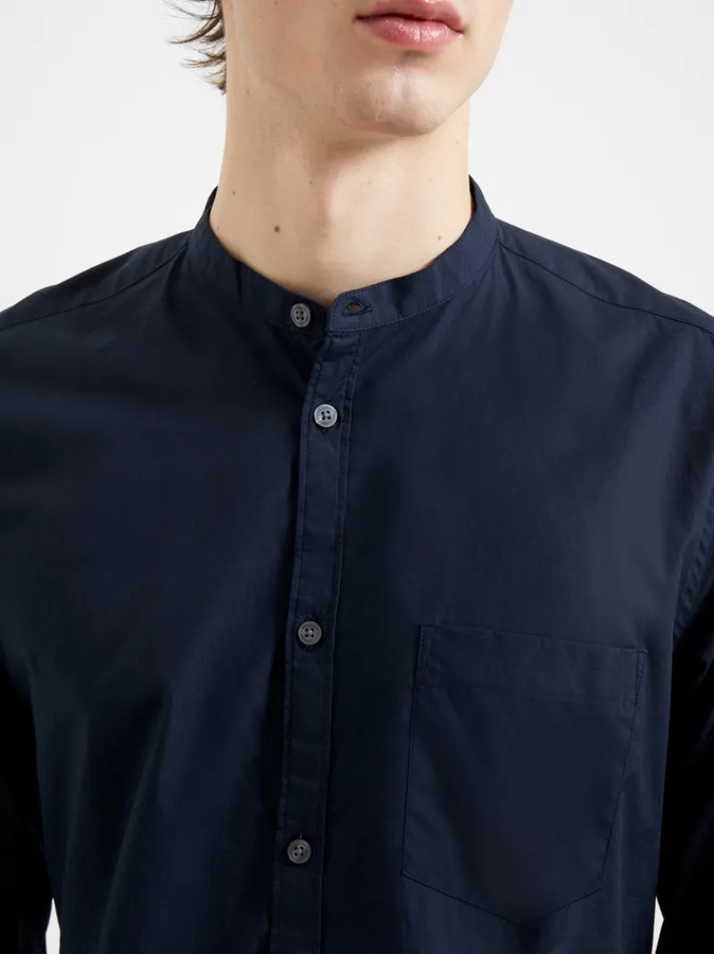 FRENCH CONNECTION Men's Shirts<Plain Grandad Shirt DarkNavy