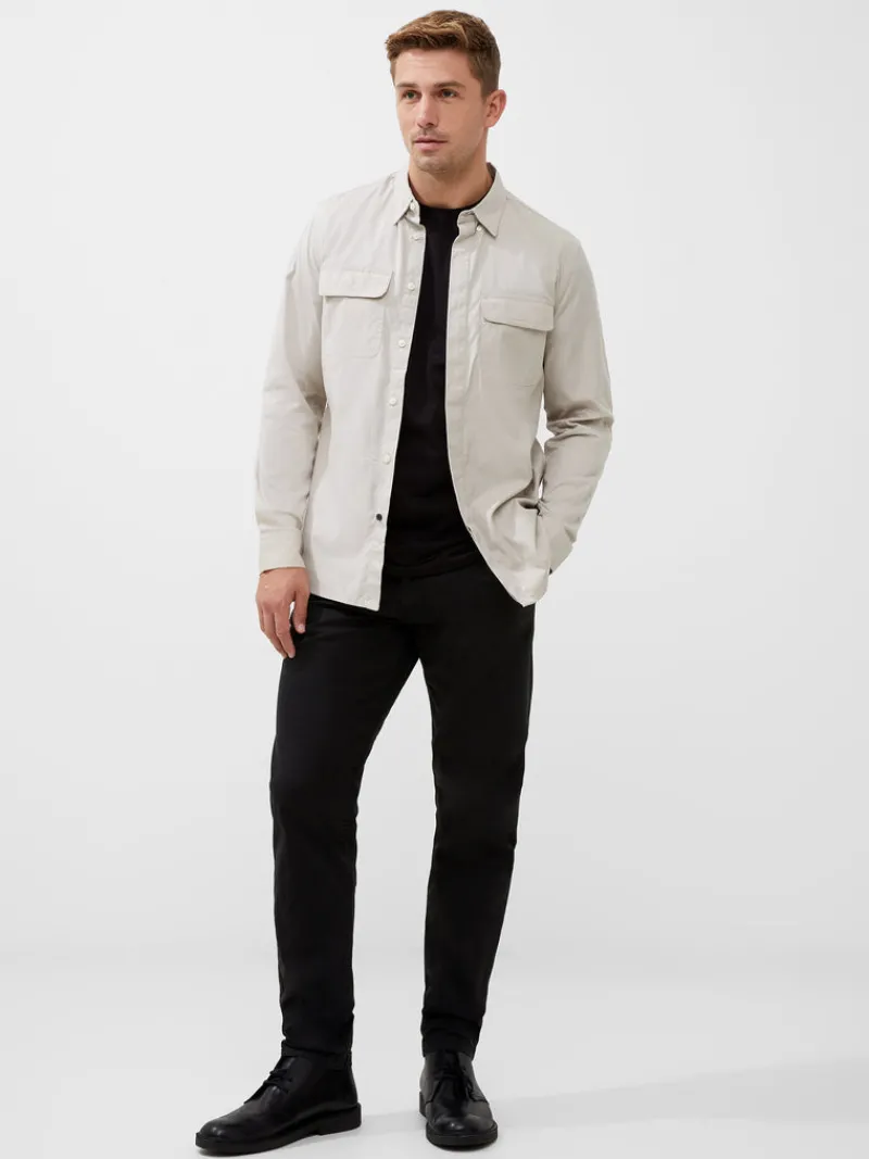 FRENCH CONNECTION Sale | Men's Shirts<2 Pocket Cotton Overshirt SolidStone