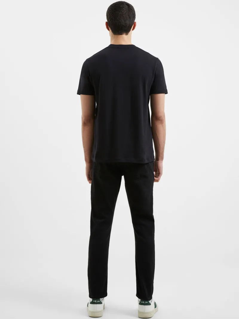 FRENCH CONNECTION T-Shirts & Polo Shirts<Point Embroidered Bike T-Shirt BlackOnyx
