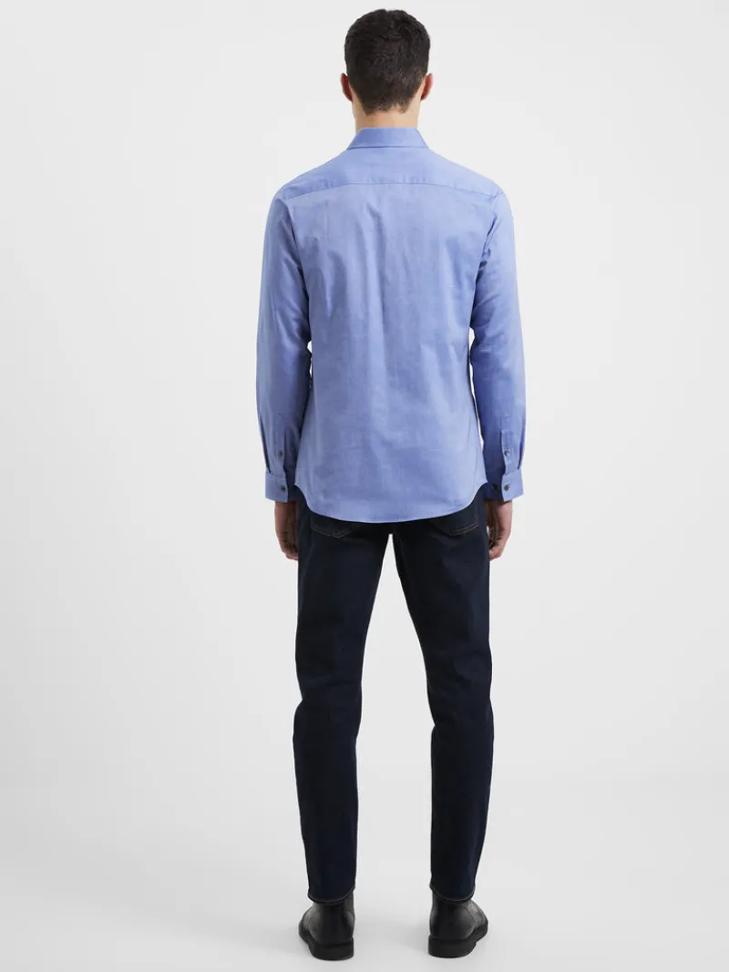 FRENCH CONNECTION Men's Shirts<Premium Oxford Long Sleeve Shirt Blue