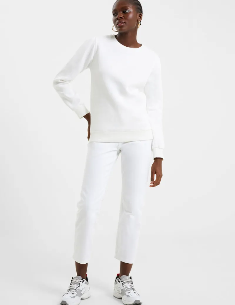 FRENCH CONNECTION Hoodies & Sweatshirts<Puff Sleeve Sweatshirt Ecru