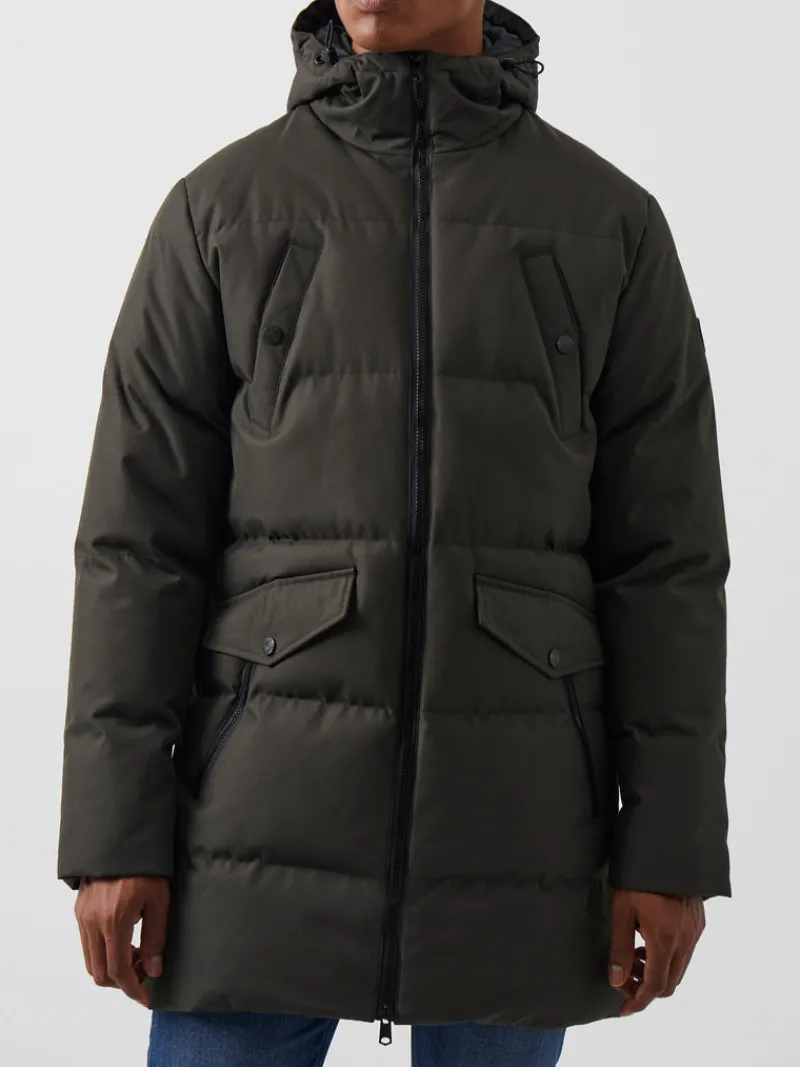 FRENCH CONNECTION Coats & Jackets<Puffer Parka Coat Khaki