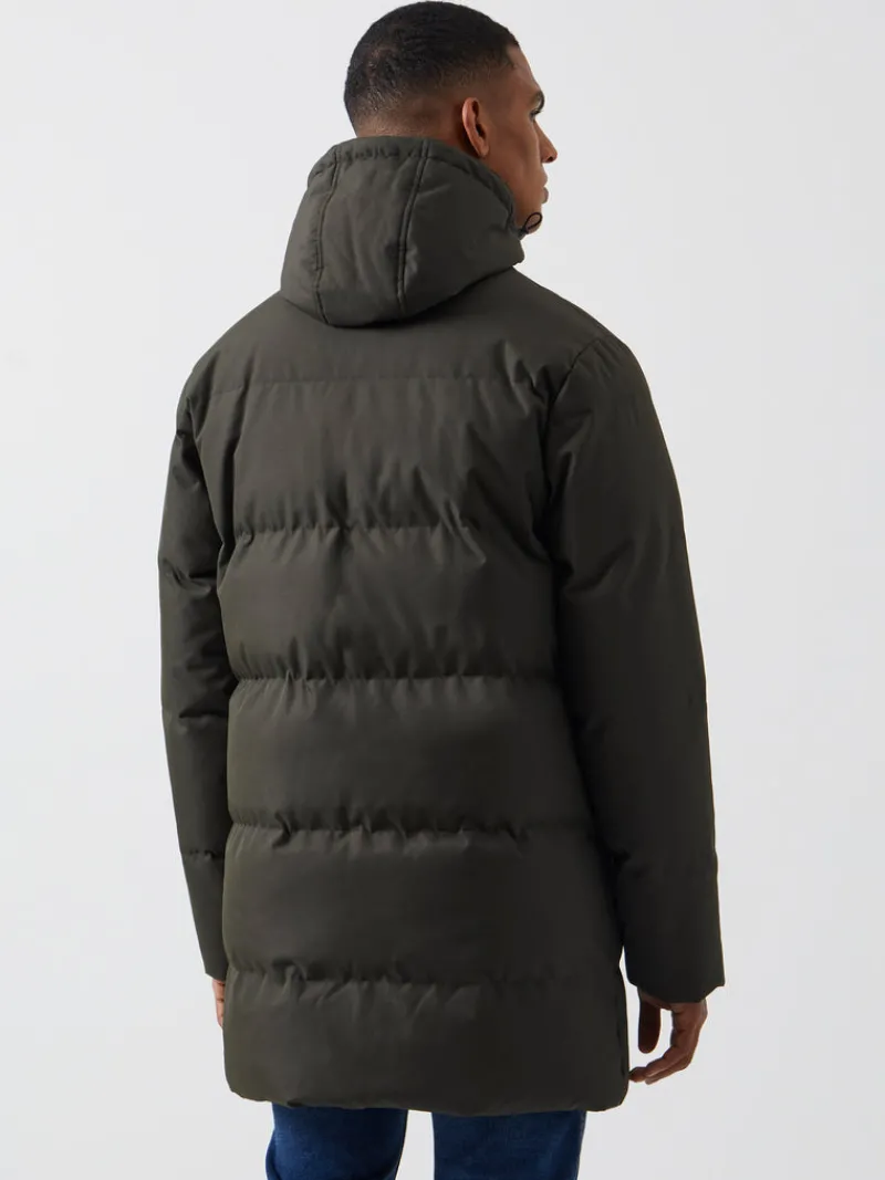 FRENCH CONNECTION Coats & Jackets<Puffer Parka Coat Khaki