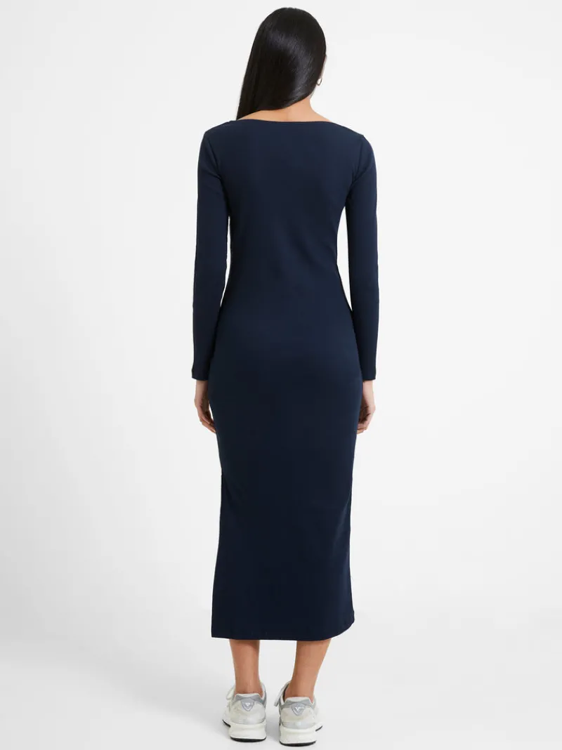 FRENCH CONNECTION Day Dresses<Rassia Rib Crossover Dress Marine