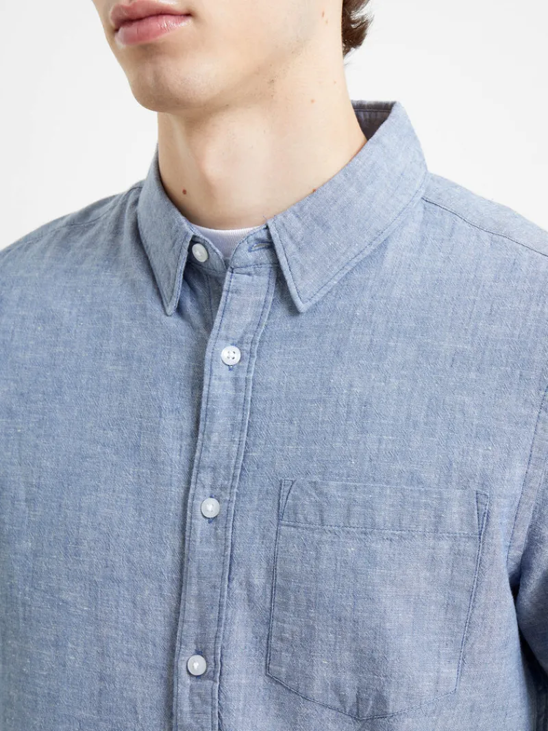 FRENCH CONNECTION Men's Shirts<Relaxed Chambray Shirt Indigo