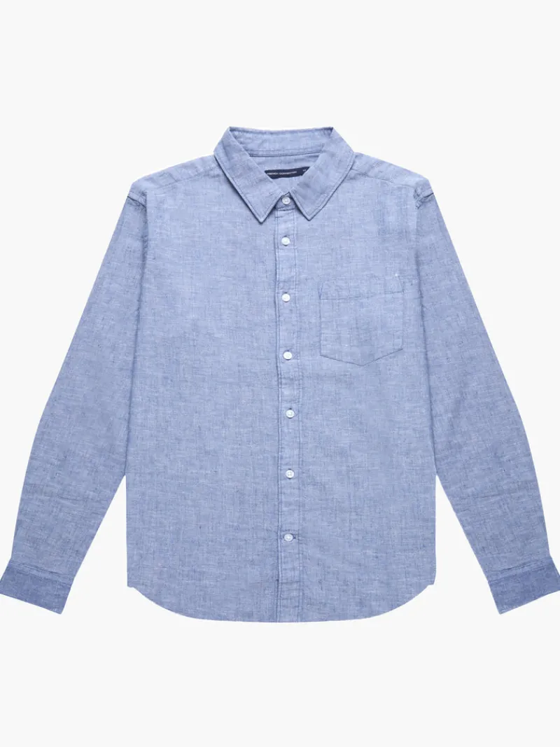 FRENCH CONNECTION Men's Shirts<Relaxed Chambray Shirt Indigo