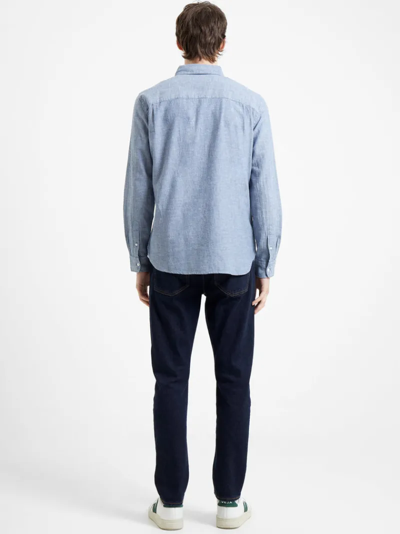 FRENCH CONNECTION Men's Shirts<Relaxed Chambray Shirt Indigo